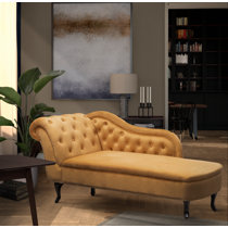 Gold chaise online lounge